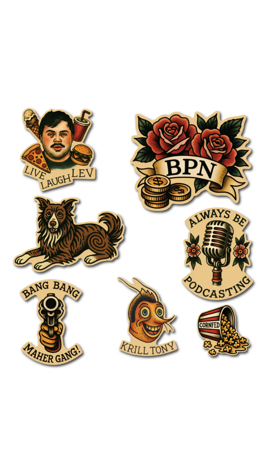 BPN Flash Sticker Pack