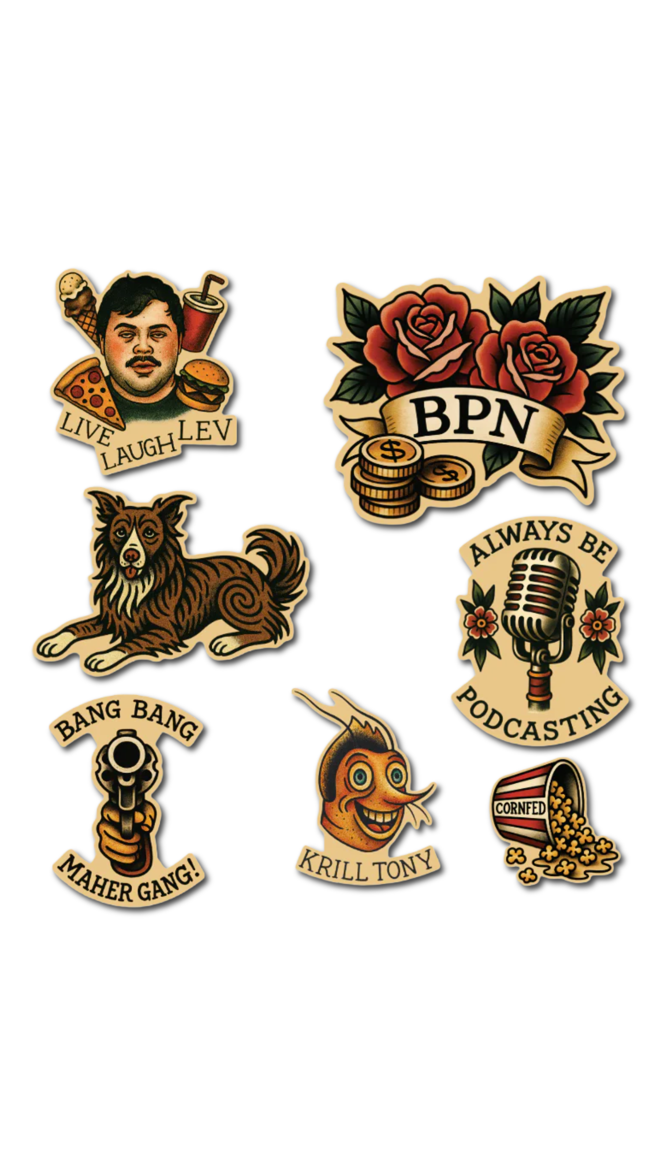 BPN Flash Sticker Pack