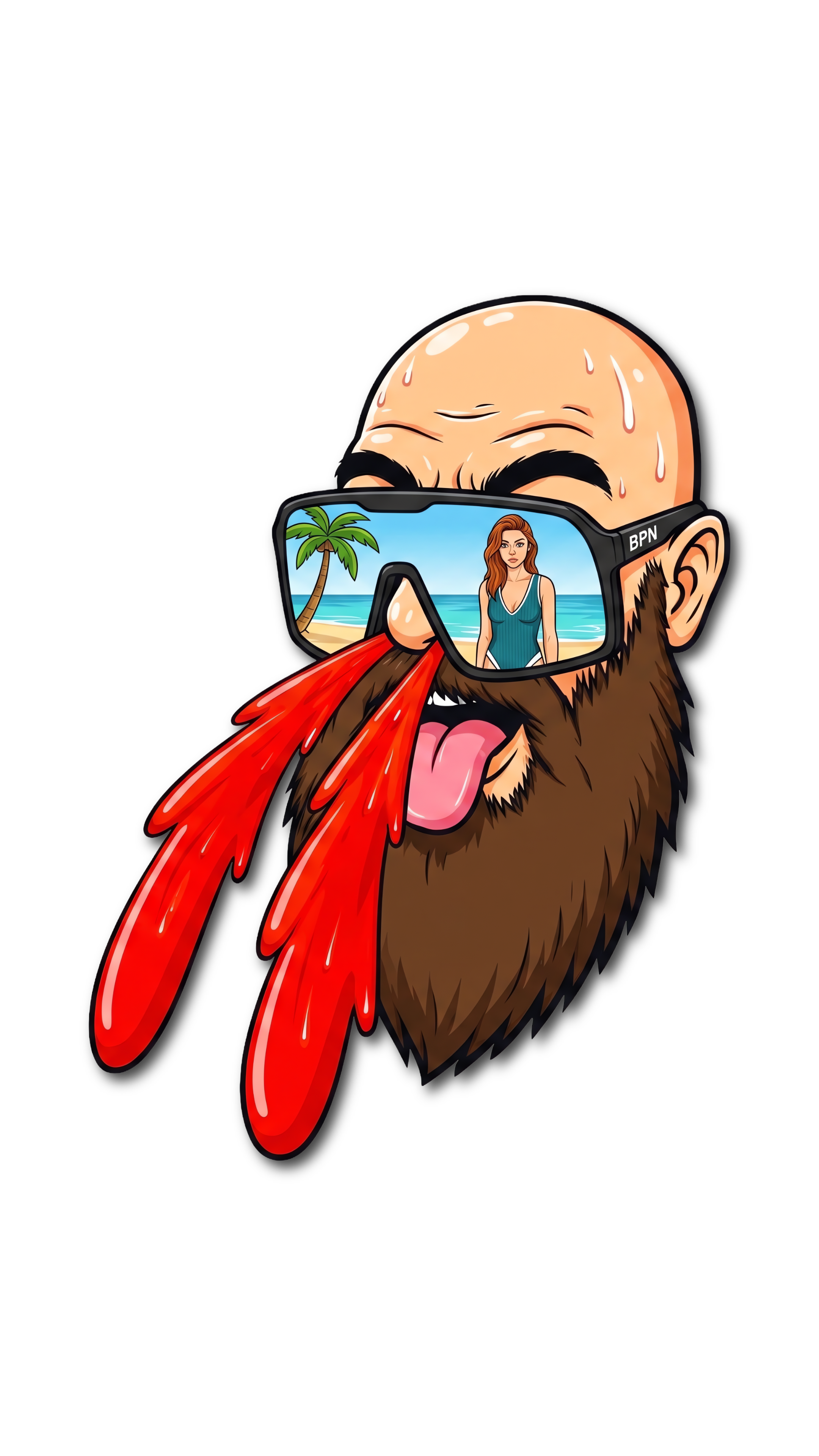 Crypto Hermit - Sticker (Partial Holo)