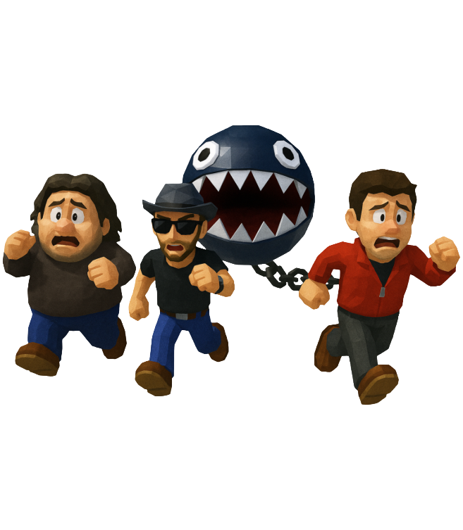 Mario 64 Scary - Keychain